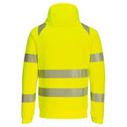DX4 Hi-Vis Vetoketjuhuppari - Kelta/musta