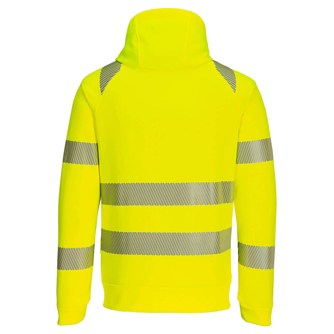 DX4 Hi-Vis Vetoketjuhuppari - Kelta/musta