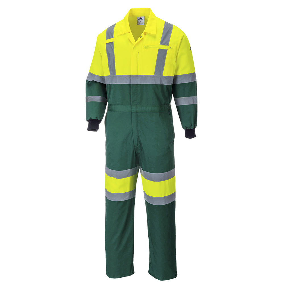 X Hi-Vis haalari - Kelta/vihreä