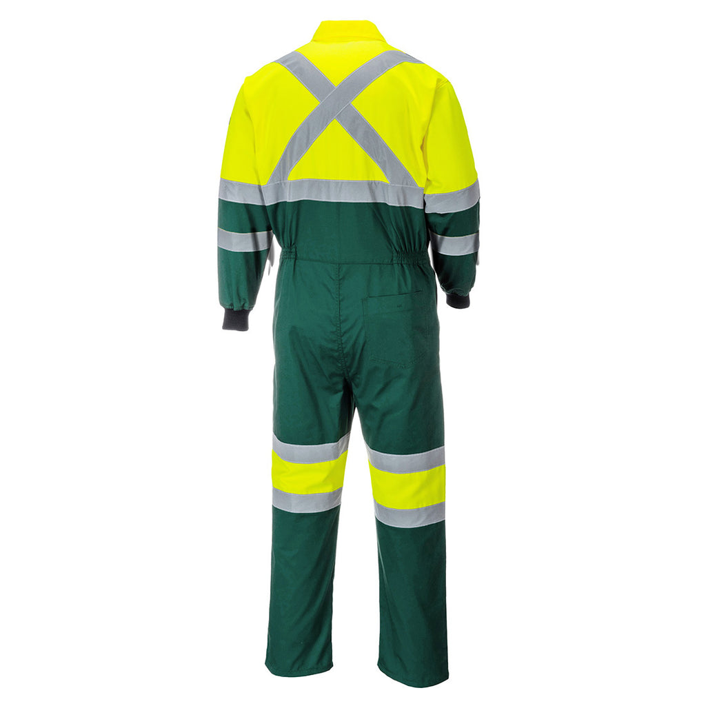 X Hi-Vis haalari - Kelta/vihreä