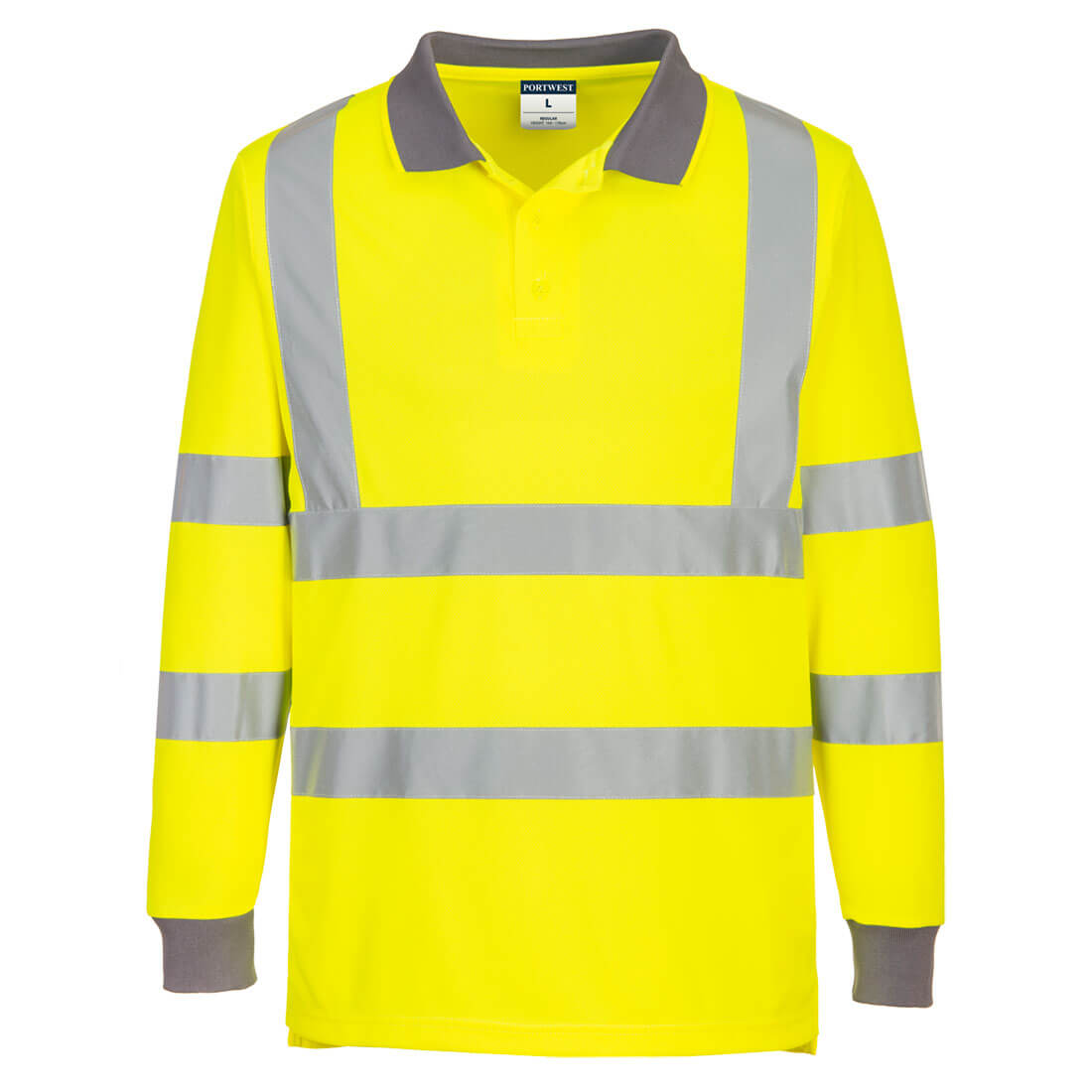 Eco Hi-Vis Pitkähihainen pikeepaita (6kpl pakkaus)
