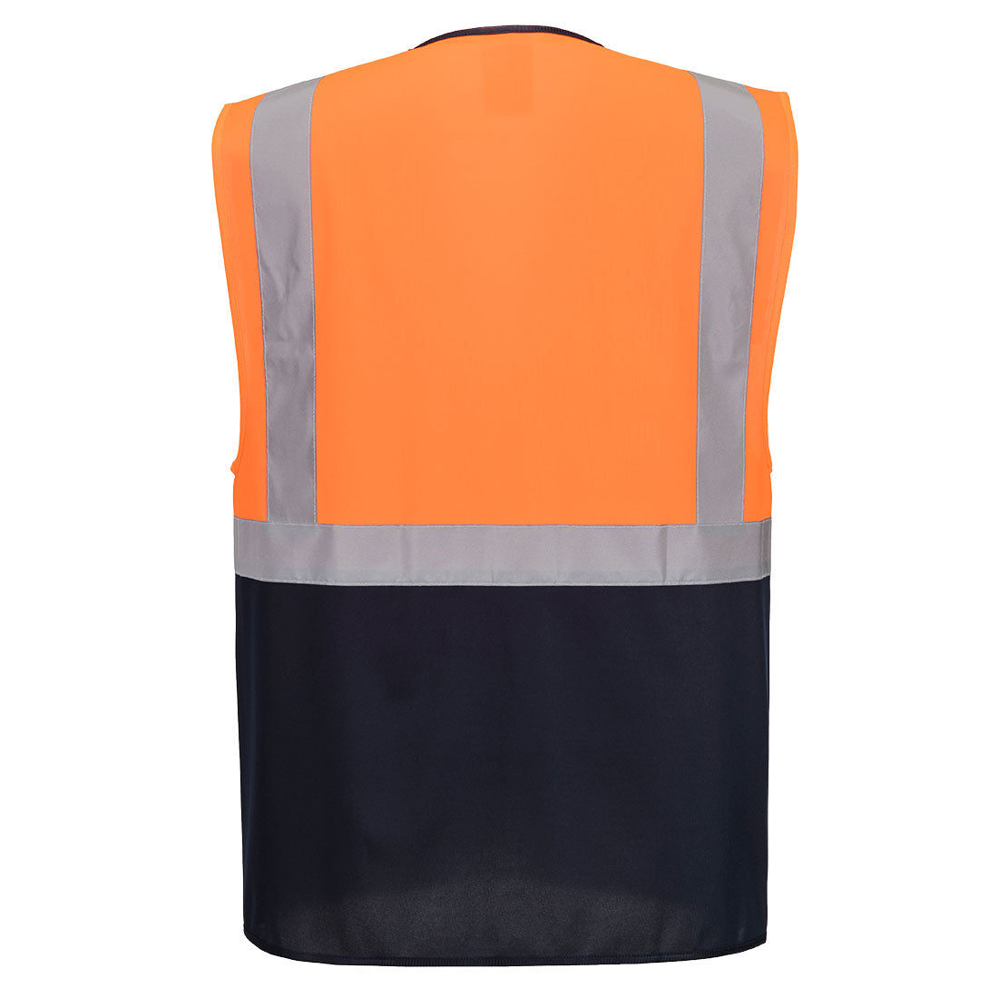 ES1 Essential Hi-Vis kaksivärinen Executive-liivi - Oranssi/navy