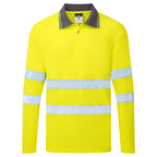 ES1 Essential Hi-Vis Pikähihainen pikeepaita - Keltainen
