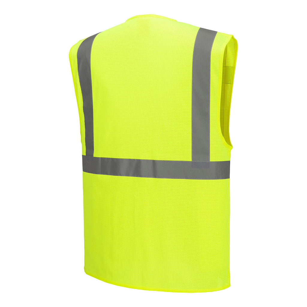 ES1 Essential Hi-Vis Mesh Esimiesliivi - Keltainen