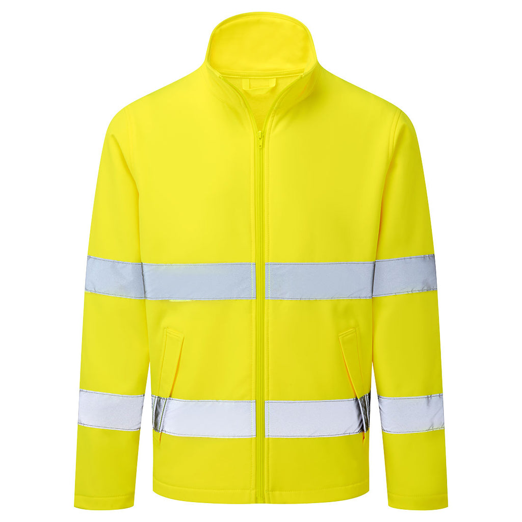 ES1 Essential Hi-Vis Softshell-takki (2L) - Keltainen