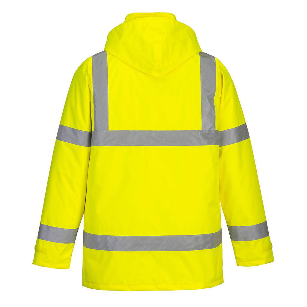 Essential Hi-Vis Vuorellinen Traffic- talvitakki - Keltainen