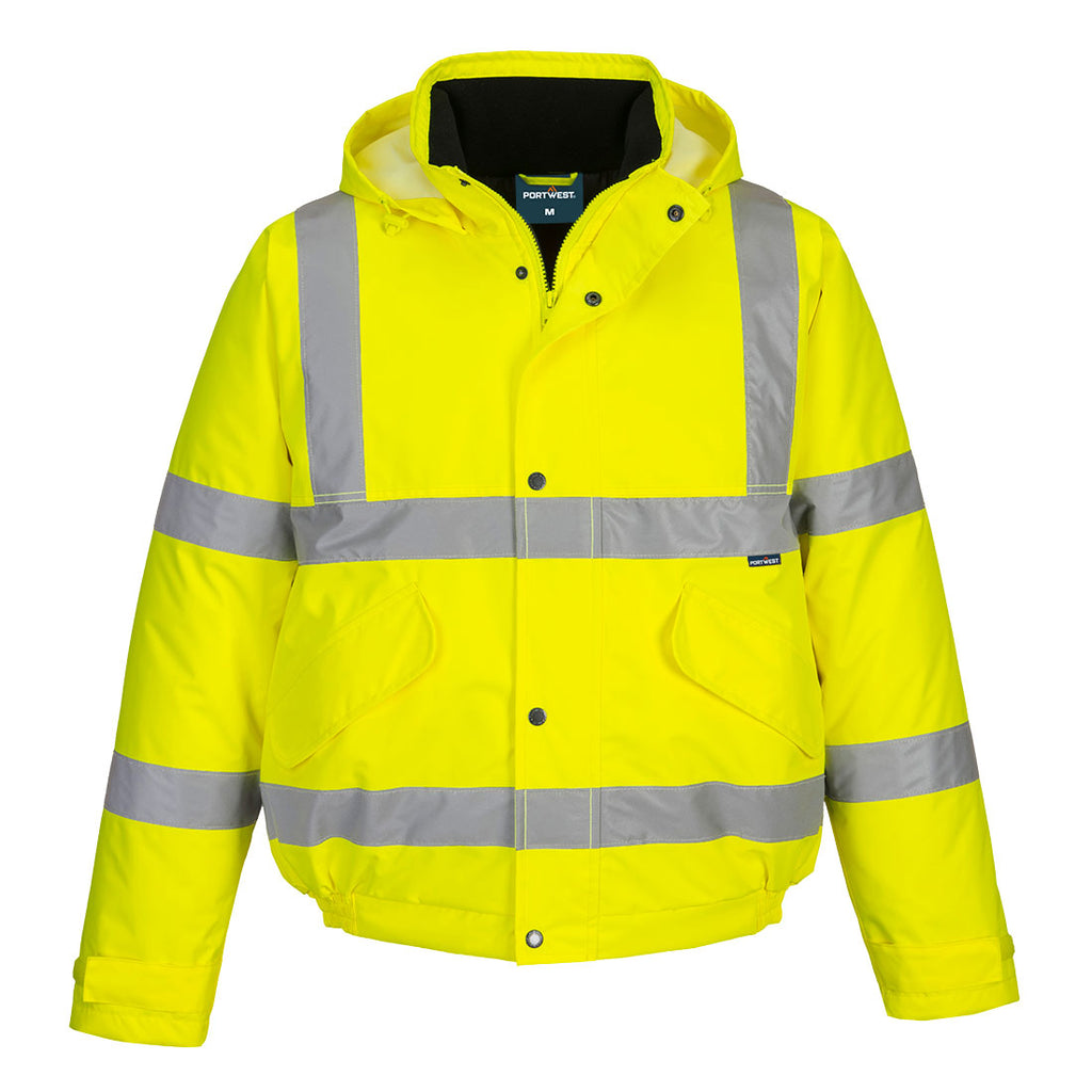ES1 Essential Hi-Vis Talvi bomber-takki - Keltainen