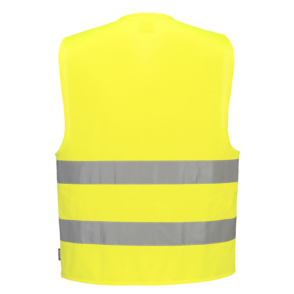 ES1 Essential Hi-Vis- liivi kahdella heijastinnauhalla - Keltainen