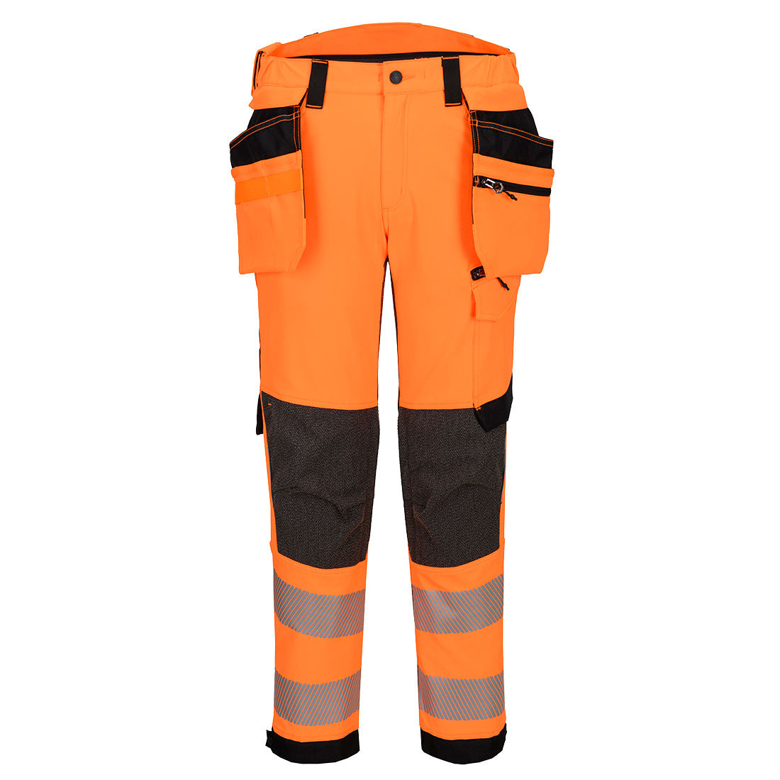 EV4 Hi-Vis Stretch-housut irrotettavilla riipputaskuilla (Luokka 2)