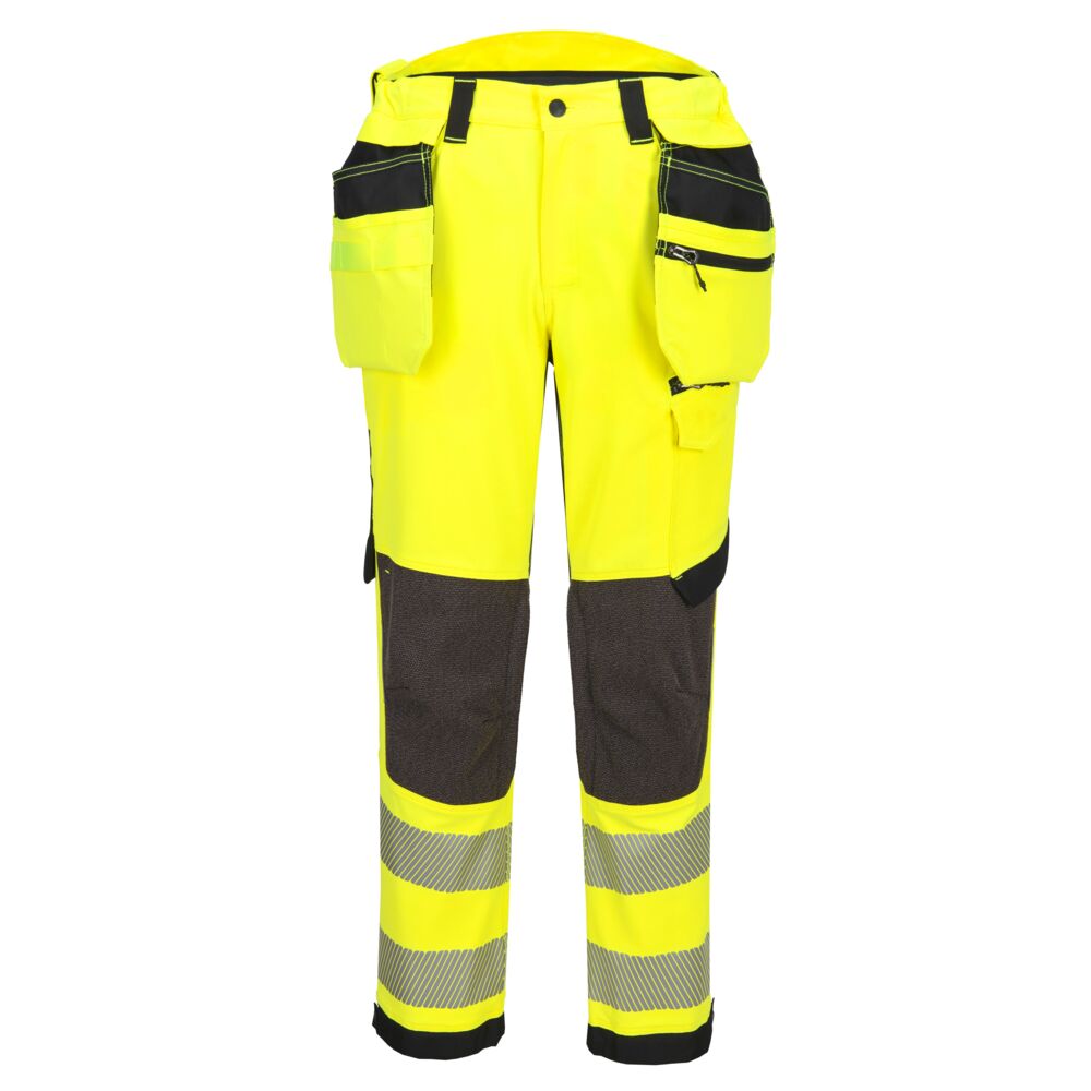 EV4 Hi-Vis Stretch-housut irrotettavilla riipputaskuilla (Luokka 2)