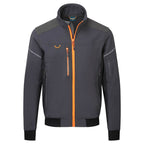 EV4 Softshell bomber-takki (3L) - Metallinharmaa
