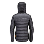 EV4 Vuorellinen Baffle-toppatakki - Metallinharmaa