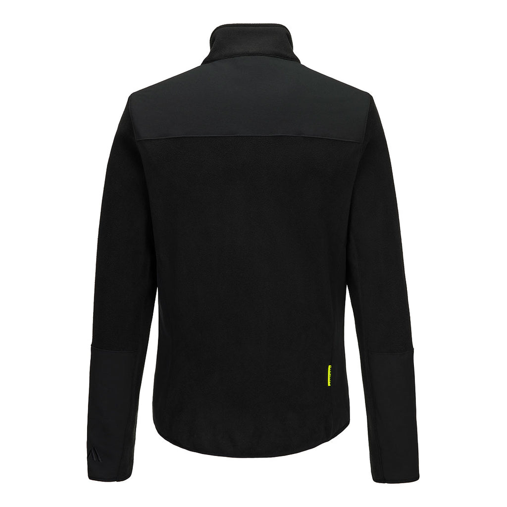 EV4 Stretch fleece-pusero - Kokomusta