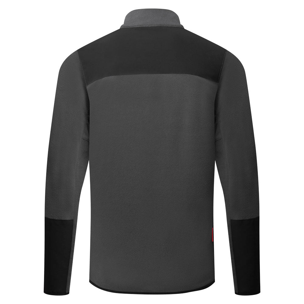EV4 Stretch fleece-pusero - Metallinharmaa