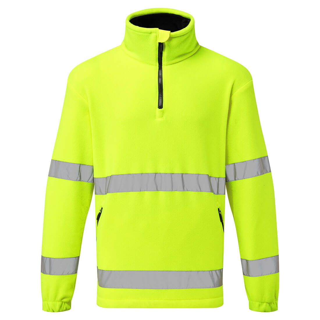 Hi-Vis 1/2 vetoketju Fleece
