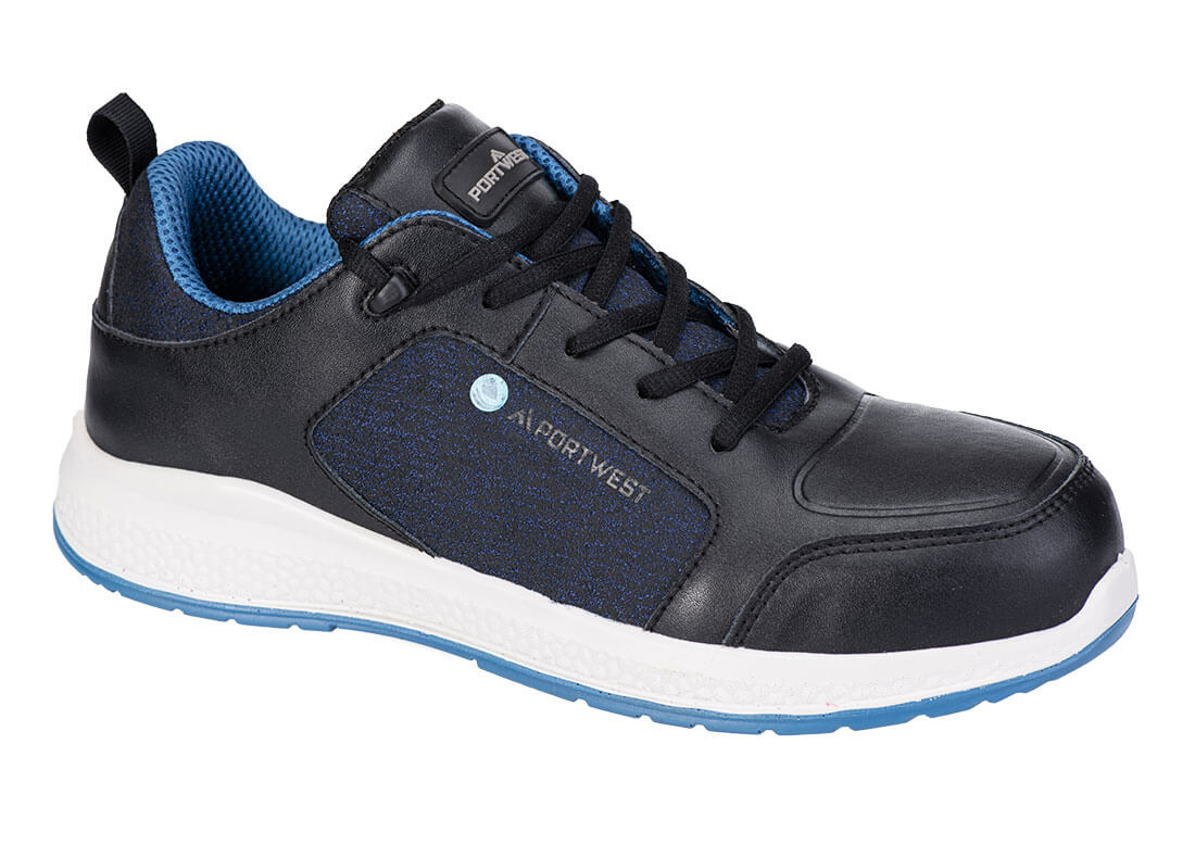 Eco Composite Turvalenkkarit S3S SR - Musta/Sininen