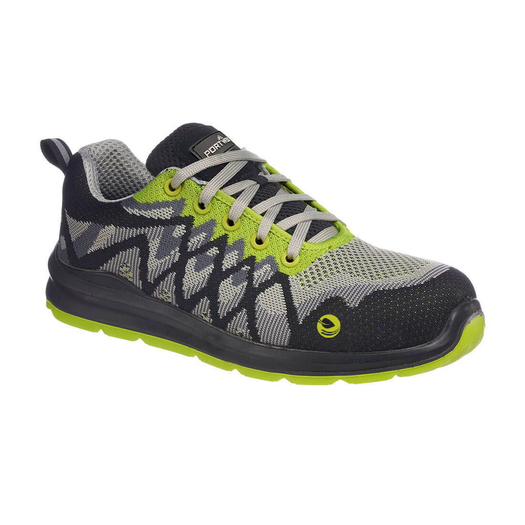 Portwest Compositelite Eco Turvalenkkari S1P - Musta/keltainen