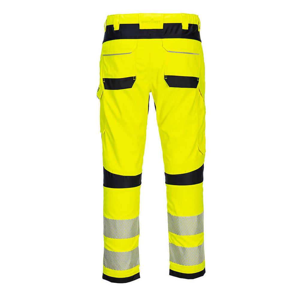PW3 FR Modaflame Hi-Vis työhousut - Kelta/musta