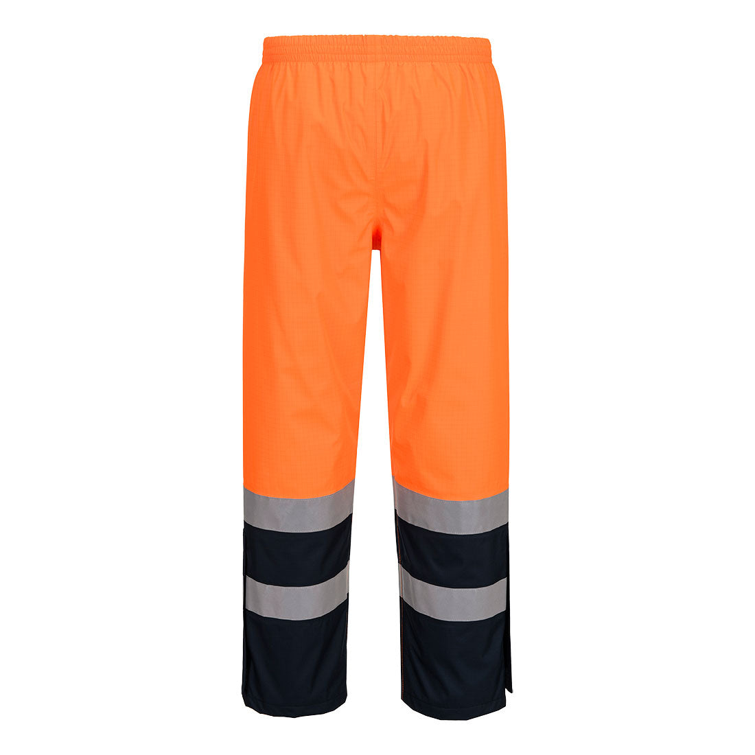 Bizflame Rain + Hi-Vis valokaarihousut - Oranssi/navy