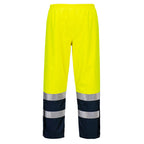 Bizflame Rain + Hi-Vis valokaarihousut - Kelta/navy