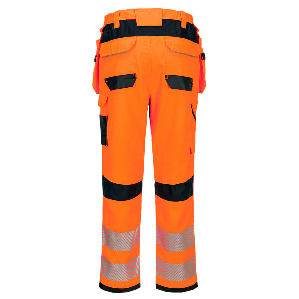 PW3 FR Modaflame HVO riipputaskuhousut - Oranssi/musta