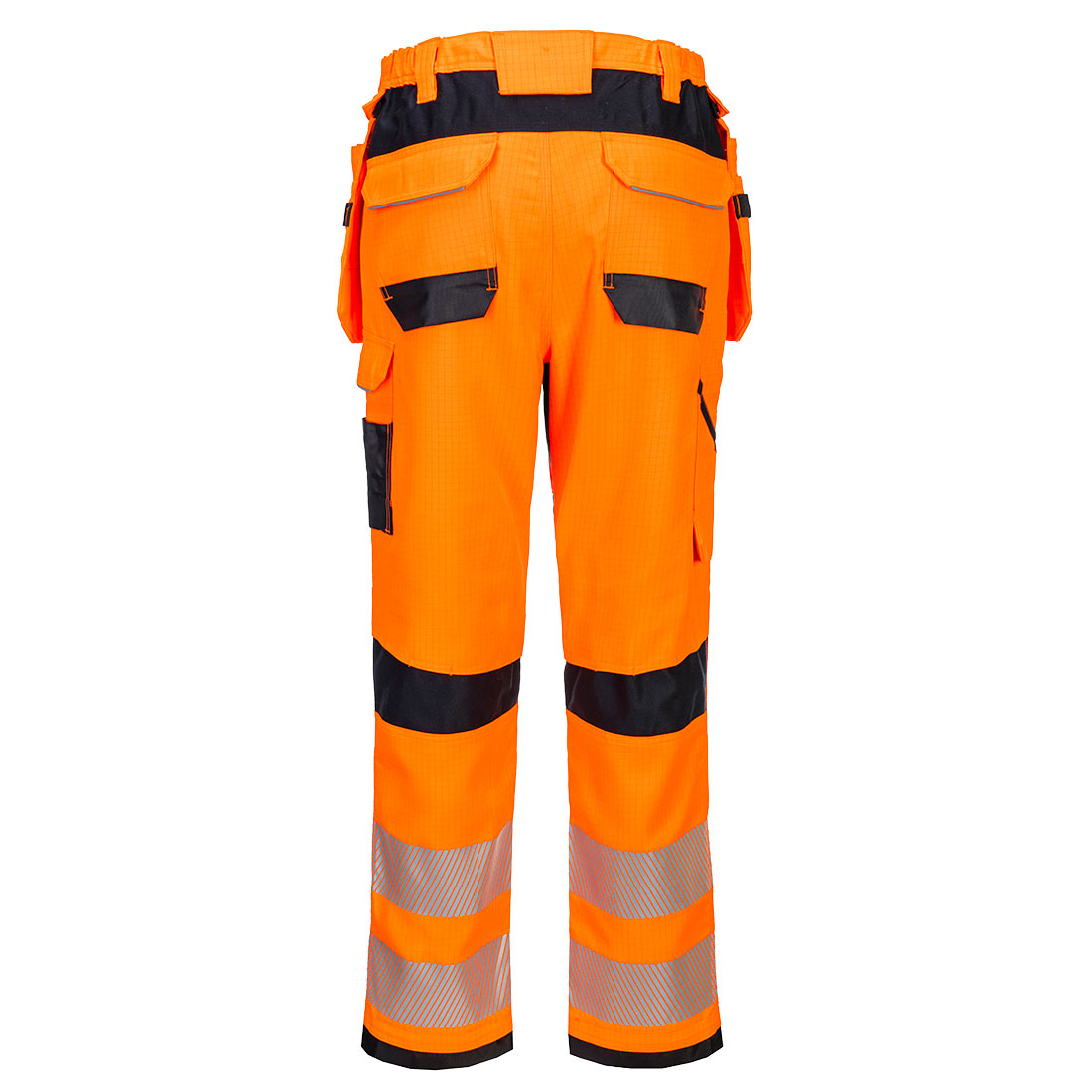 PW3 FR Modaflame HVO riipputaskuhousut - Oranssi/navy