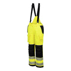 PW3 FR Modaflame Rain+ Hi-Vis vuorelliset talvihousut - Kelta/musta