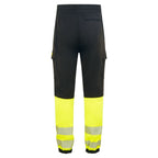 PW3 Modaflame Hi-Vis luokan 1 FR - työverkkarit - Musta/keltainen