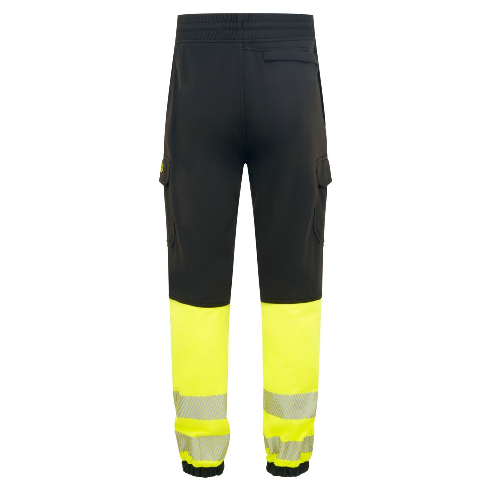 PW3 Modaflame Hi-Vis luokan 1 FR - työverkkarit - Musta/keltainen