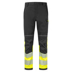 PW3 Modaflame Work Hi-Vis luokan 1 FR-housut - Kelta/musta