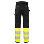PW3 Modaflame Work Hi-Vis luokan 1 FR-housut - Kelta/musta