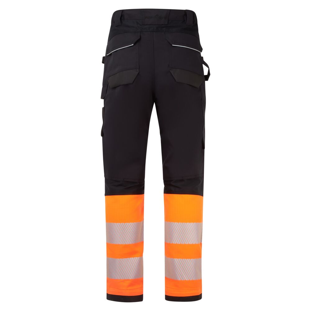 PW3 Modaflame Work HVO luokan 1 FR- riipputaskuhousut - Oranssi/musta