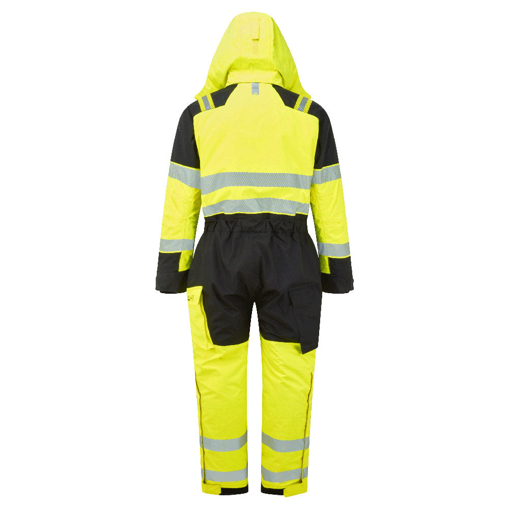 PW3 Modaflame Rain+ Hi-Vis Multi-Norm FR talvihaalari - Kelta/musta
