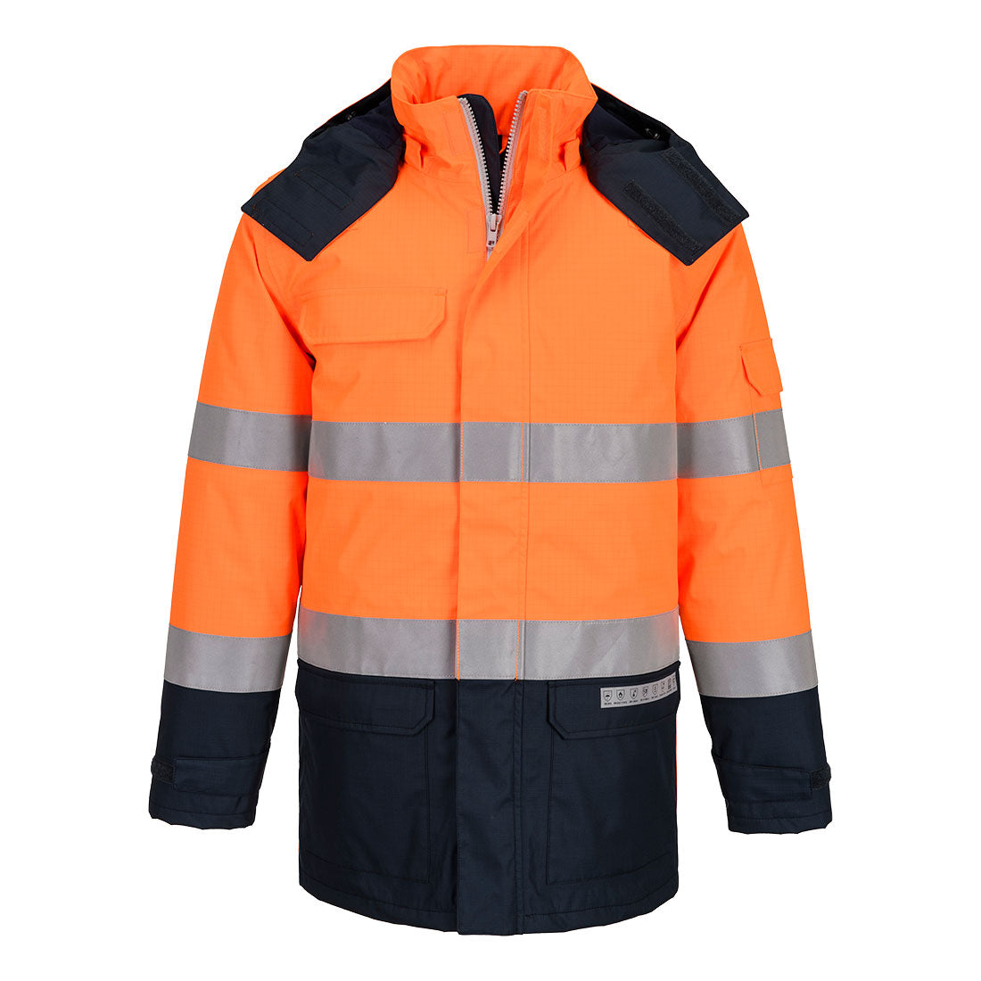 Bizflame Rain+ Hi-Vis Multi-Normi Kontrasti FR vuorellinen talvitakki
