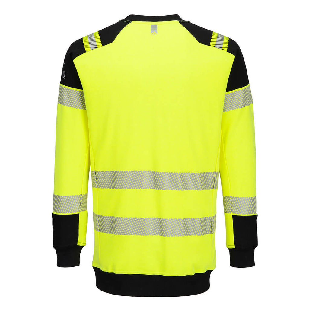 PW3 Modaflame Knit Hi-Vis FR Full Zip huppari - Kelta/musta