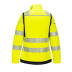 PW3 FR Modaflame Hi-Vis naisten työtakki - Kelta/musta
