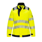 PW3 FR Modaflame Hi-Vis naisten työtakki - Kelta/musta