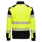 PW3 Modaflame Knit Hi-Vis FR Full Zip huppari - Kelta/musta