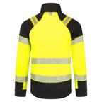 PW3 Modaflame Softshell Hi-Vis Multi-Normi FR-takki - Kelta/musta