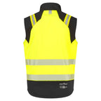 PW3 Modaflame Softshell Hi-Vis FR-liivi - Kelta/musta
