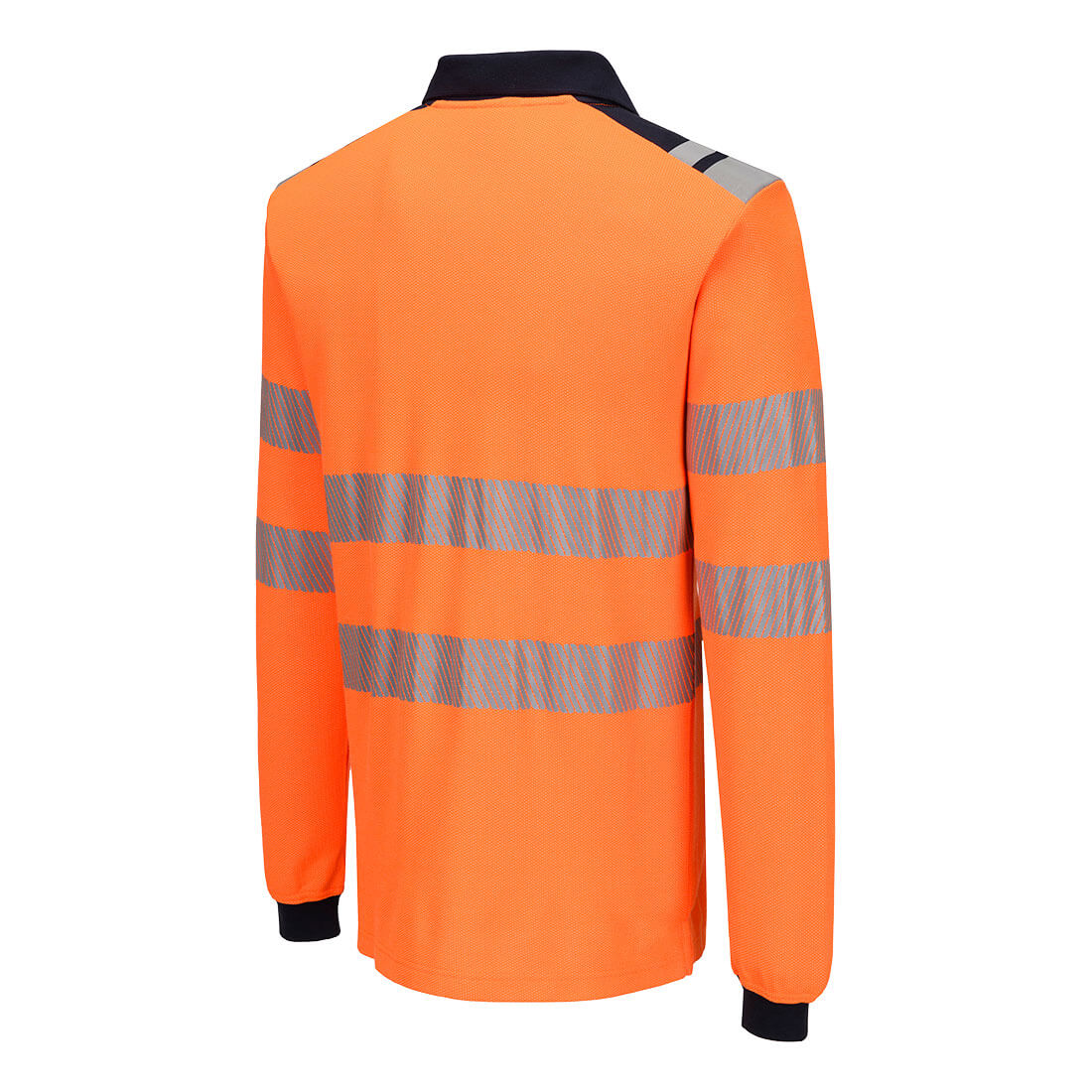 PW3 Modaflame FR Pitkähihainen pikeepaita - Oranssi/navy