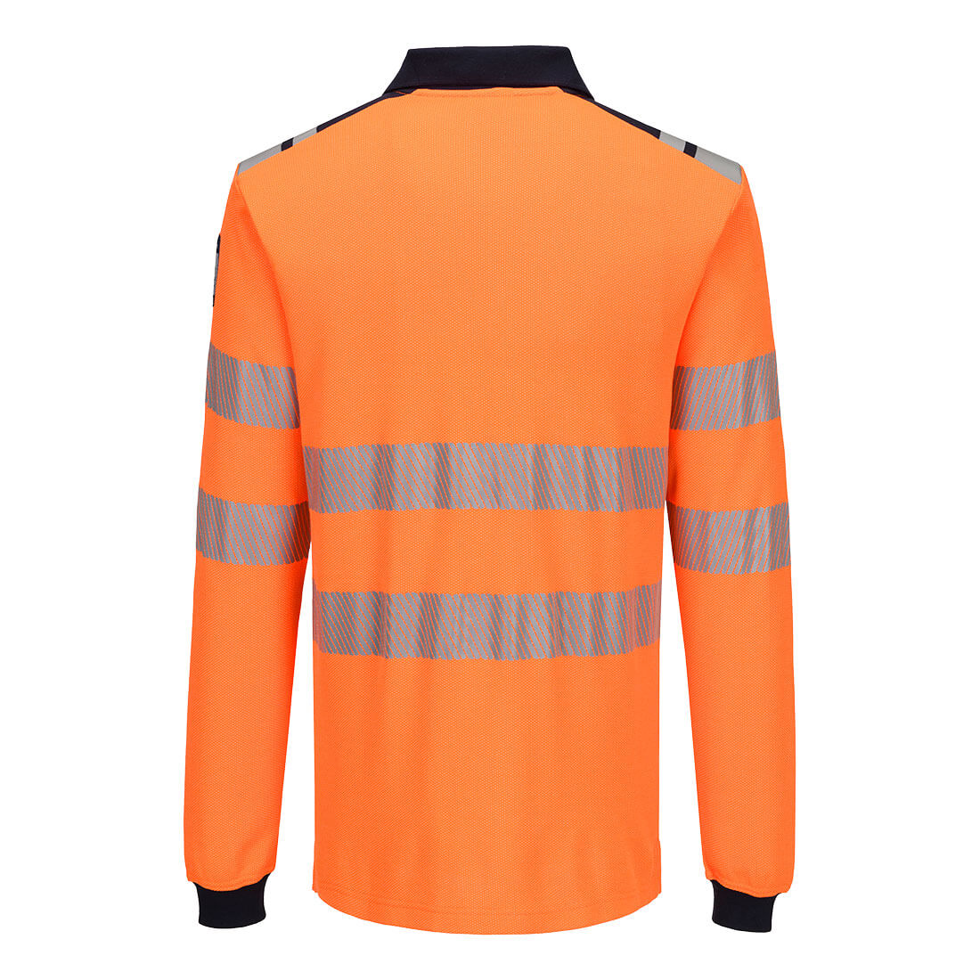 PW3 Modaflame FR Pitkähihainen pikeepaita - Oranssi/navy
