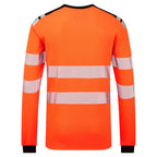 PW3 Modaflame Hi-Vis FR pitkähihainen t-paita - Oranssi/musta
