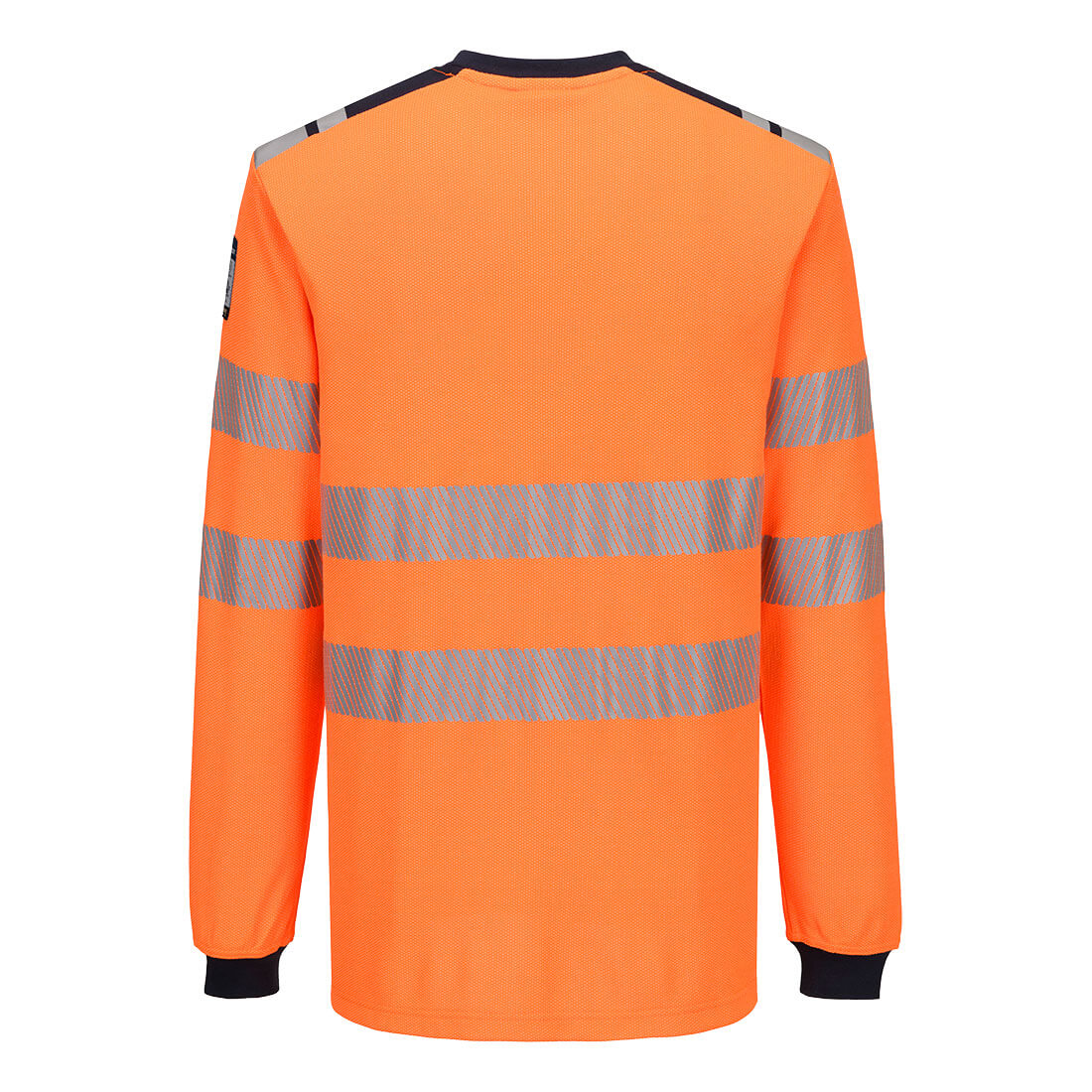 PW3 Modaflame Hi-Vis FR pitkähihainen t-paita - Oranssi/navy