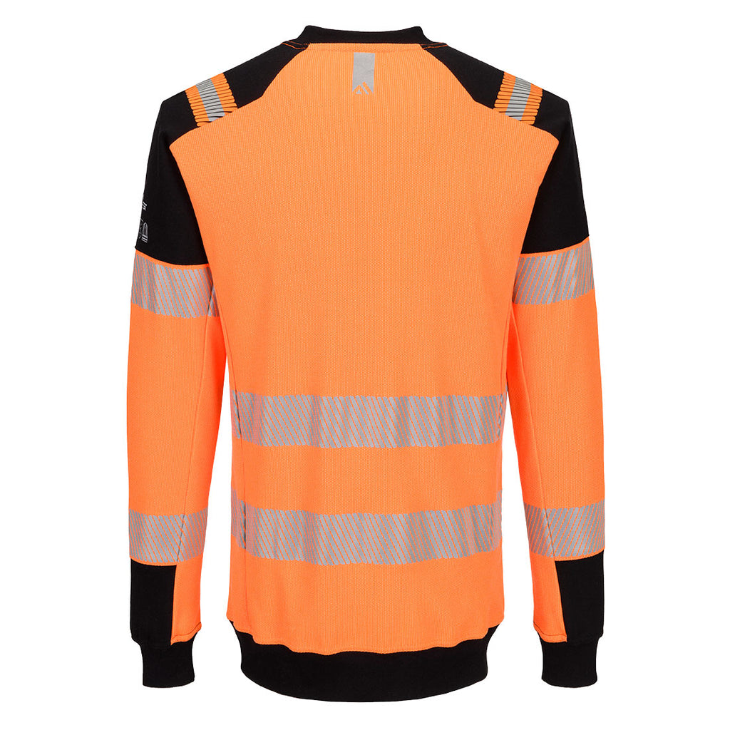 PW3 Modaflame Knit HVO FR kudottu collegepaita - Oranssi/musta