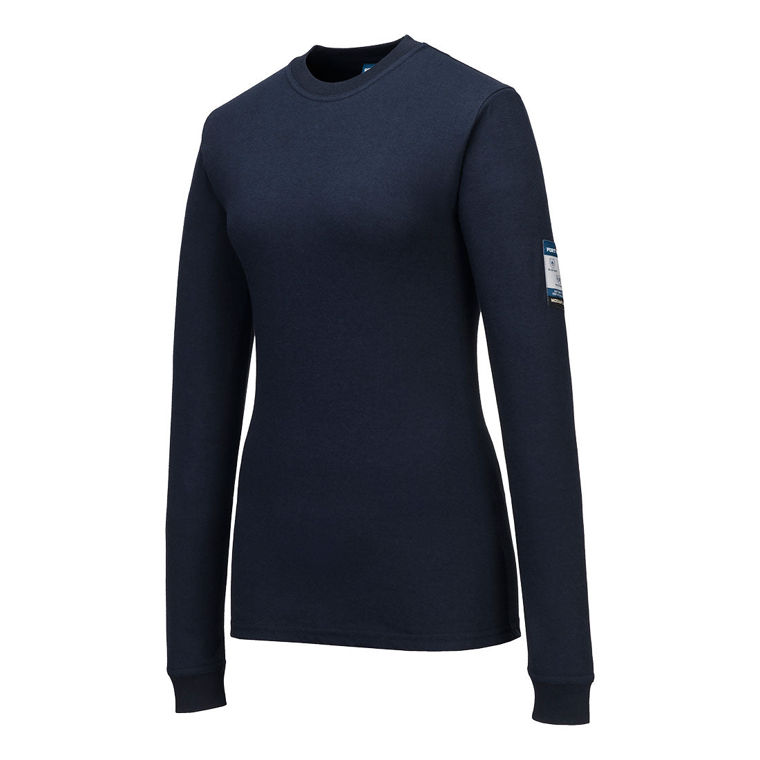 Modaflame Knit FR Naisten pitkähihainen T-paita - Tummansininen