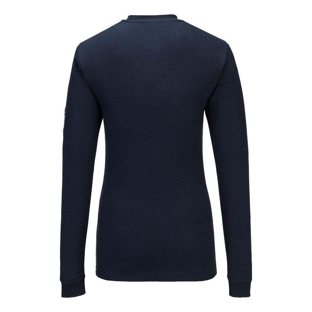 Modaflame Knit FR Naisten pitkähihainen T-paita - Tummansininen