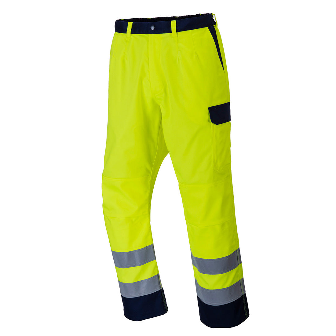 Bizflame Work Hi-Vis-housut Työhousut - Keltainen