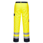 Bizflame Work Hi-Vis-housut Työhousut - Keltainen