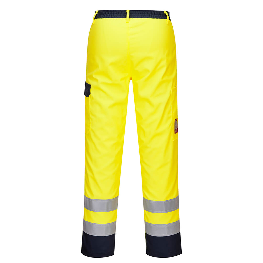 Bizflame Work Hi-Vis-housut Työhousut - Keltainen